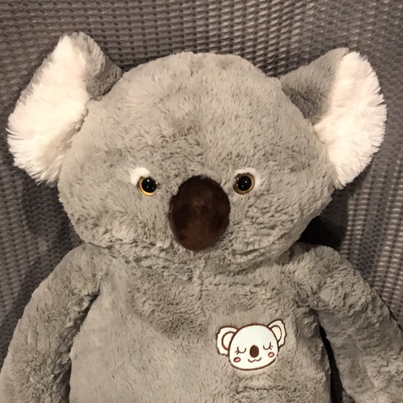 IKASA 🐨Large Plush Grey Koala Bear🐨 20”Sitting, 30”Laying Flat✨Like Brand New✨ - Picture 2 of 12